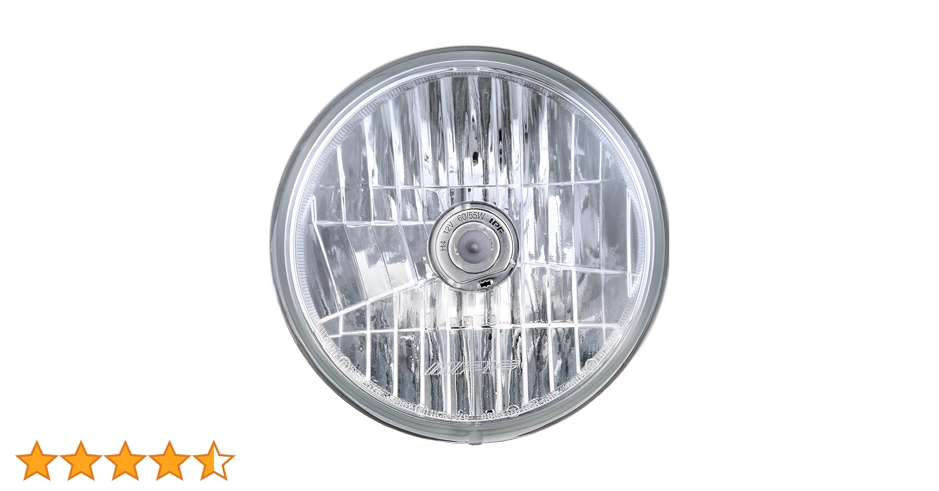 Amazon.co.jp: IPF ヘッドライト ASSY ハロゲン H4 丸形 2灯式